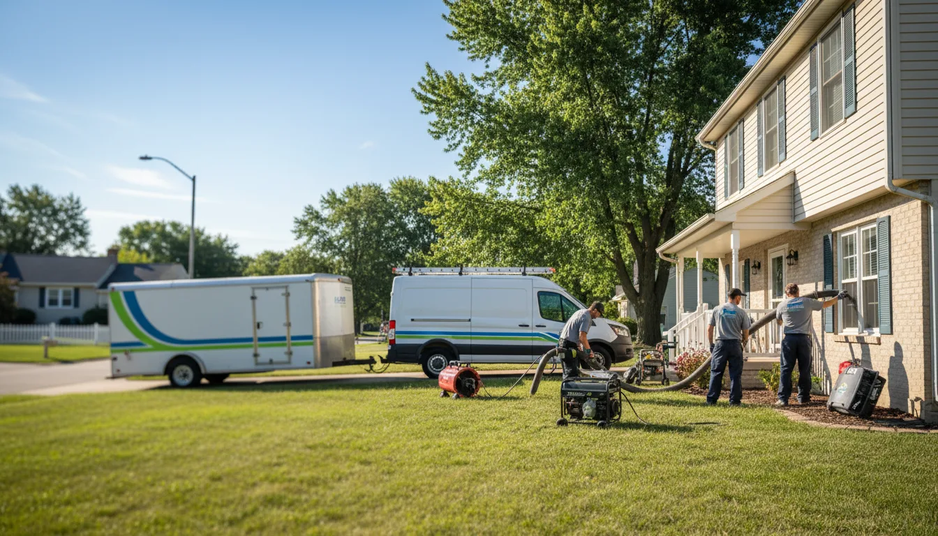 Flooded Basement Restoration And Cleanup With Repair in Dewey, IL near me